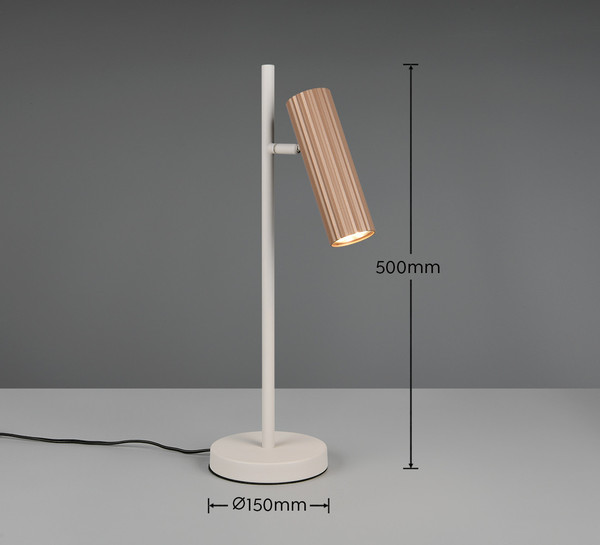 Trio 567700165 Soka GU10 Tischleuchte ⌀15cm Coffee