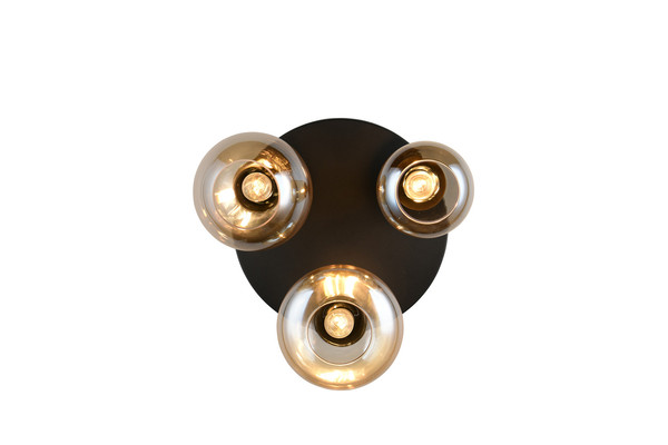 Trio 617030313 Lumina E14 Deckenleuchte 3-fach ⌀48,5cm Schwarz Matt