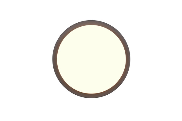 Trio 630369142 Bermejo LED Deckenleuchte 14W ⌀30cm Anthrazit IP54 CCT einstellbare Lichtfarbe