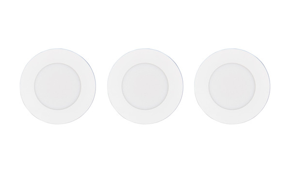 Trio 635110301 Himal LED Einbauleuchten 3x3,5W ⌀8,5cm dimmbar Weiß IP65 CCT einstellbare Lichtfarbe