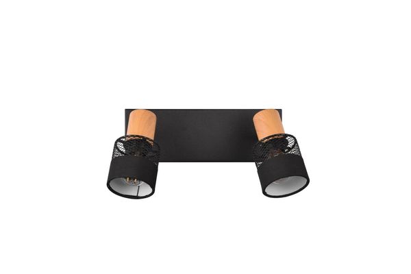 Trio Nandini Strahler E14  2-fach Schwarz Matt