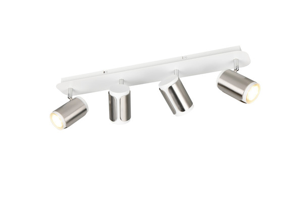 Trio 814500407 Gillan GU10 Strahler 4-fach Nickel Matt