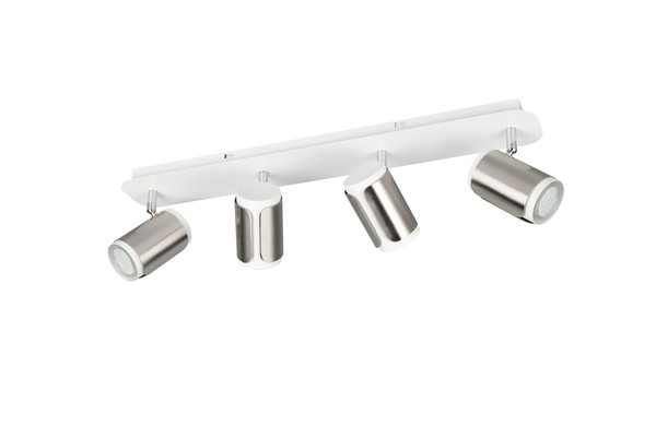 Trio 814500407 Gillan GU10 Strahler 4-fach Nickel Matt