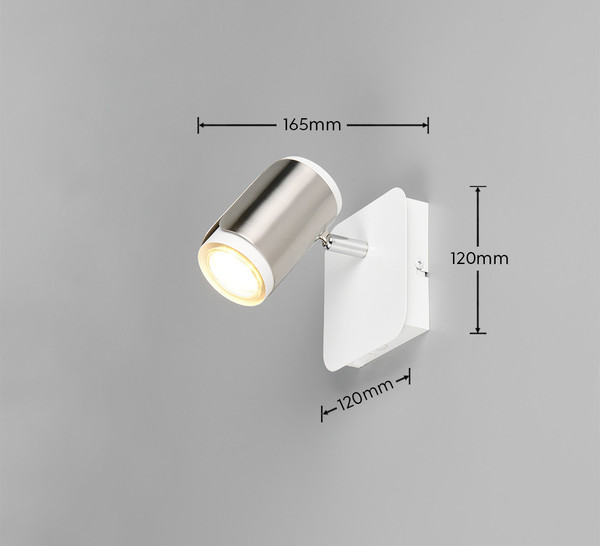 Trio 814570107 Gillan GU10 Strahler Nickel Matt