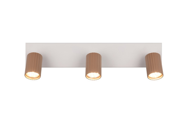 Trio 867700365 Soka GU10 Strahler 3-fach Coffee