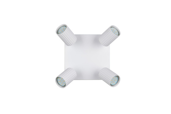 Trio 867730431 Soka GU10 Strahler 4-fach Weiß Matt