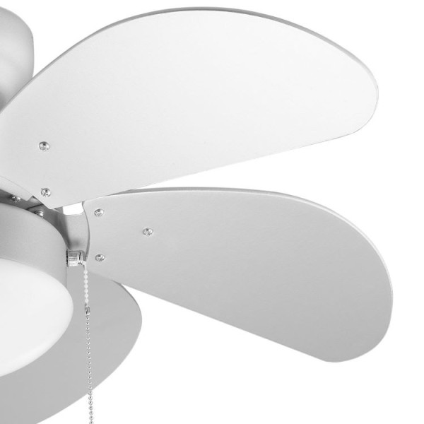 Tristar leiser Deckenventilator mit Beleuchtung E27 Ø76cm Metall VE-5810