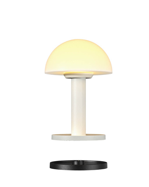Villeroy & Boch BERGAMO Akku-Tischlampe Weiß 1,8W steuerbare Lichtfarbe 97070