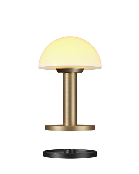 Villeroy & Boch BERGAMO Akku-Tischlampe Champagner Matt 2,5W IP65 97076