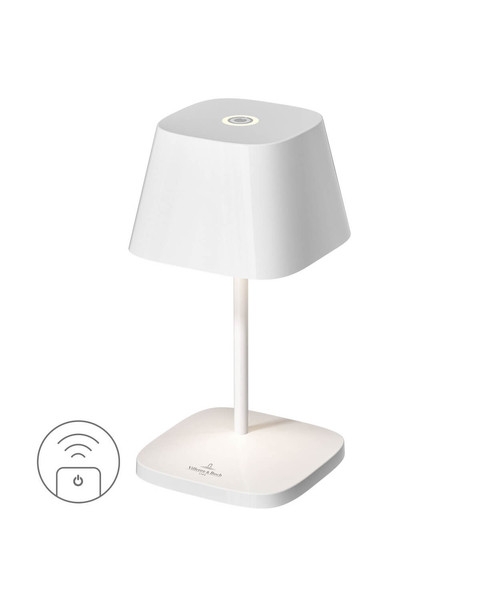 Villeroy & Boch NEAPEL RC Akku-Tischlampe Weiß Ceramic 2,2W steuerbare Lichtfarbe IP65 97090