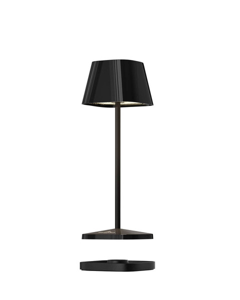 Villeroy & Boch NEAPEL MICRO RC Akku-Tischlampe Schwarz Ceramic 2,3W steuerbare Lichtfarbe IP65 97111