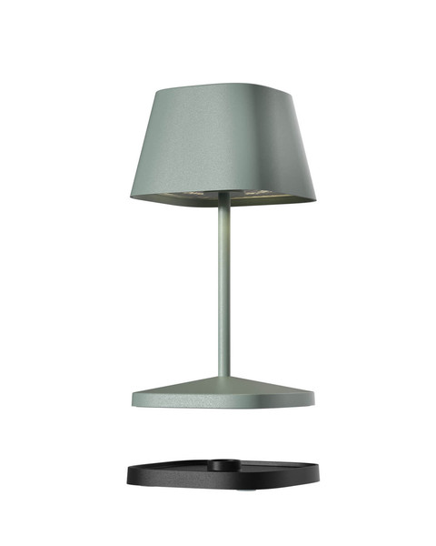 Villeroy & Boch NEAPEL RC Akku-Tischlampe Olivgrün 2,2W steuerbare Lichtfarbe IP65 97223