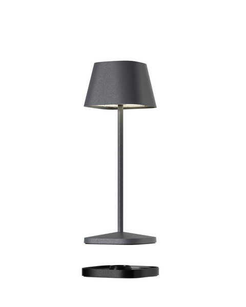 Villeroy & Boch NEAPEL MICRO RC Akku-Tischlampe Anthrazit 2,3W steuerbare Lichtfarbe IP65 97261