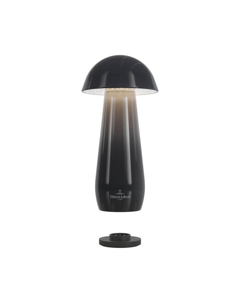 Villeroy & Boch MODENA Akku-Tischlampe Schwarz Ceramic 1W steuerbare Lichtfarbe IP44 97288