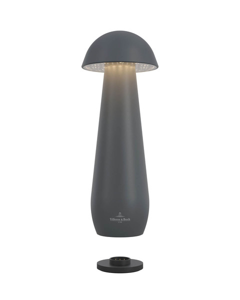 Villeroy & Boch MODENA Akku-Tischlampe Anthrazit 1W steuerbare Lichtfarbe IP44 97291