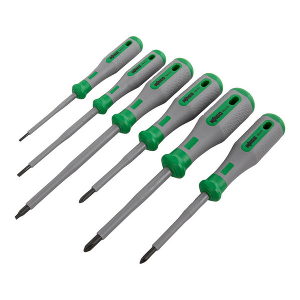 WAGO 206-2101 VDE-Schraubendreherset PH1, PH2, PZ1, 2,5, 3,5, 5,5, 1000V, 6-teilig