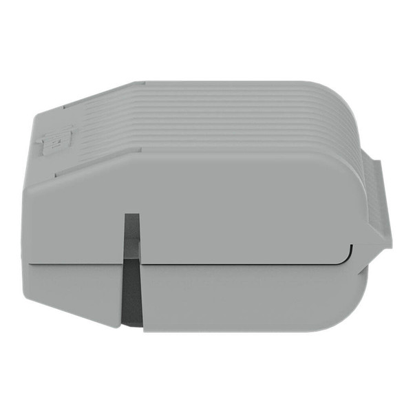 WAGO 207-1332 4x Gelbox Abzweig, für Serie 221 und 2273, 4mm², Größe 2, grau, IPX8 wasserdicht