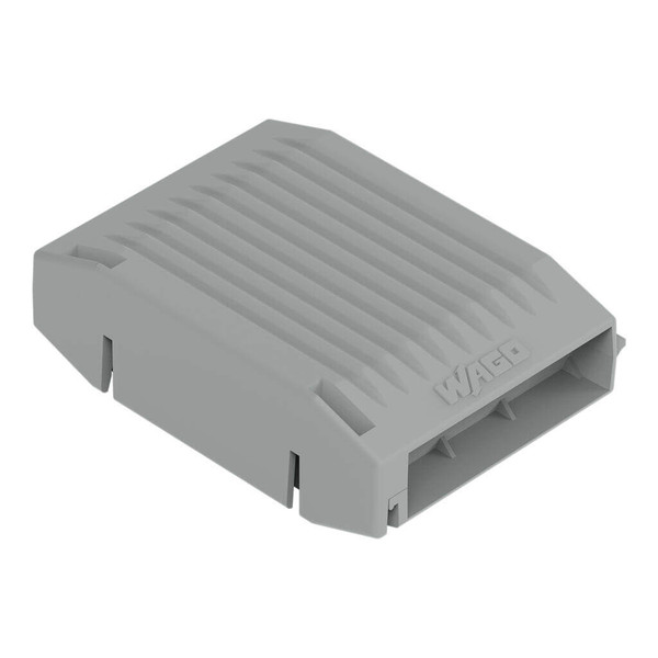 WAGO 207-1373 4x Gelbox Durchgang, für Serie 221, 4mm², Größe 2, grau, IPX8 wasserdicht