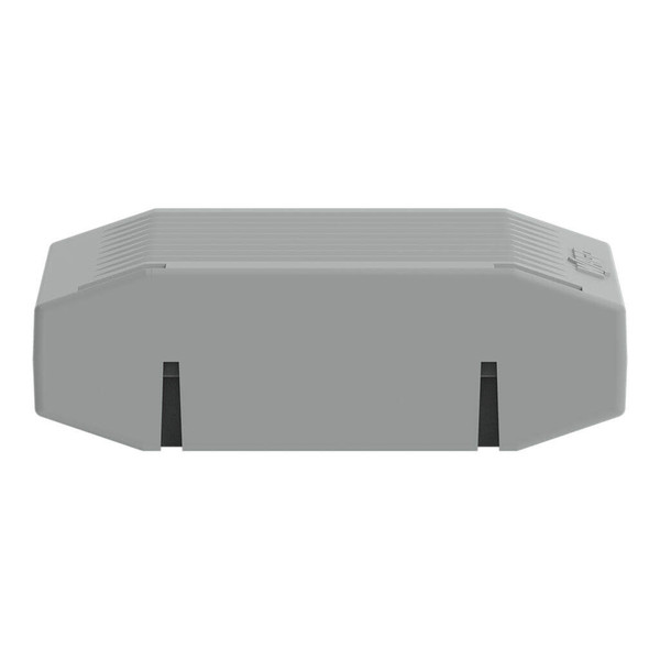 WAGO 207-1373 4x Gelbox Durchgang, für Serie 221, 4mm², Größe 2, grau, IPX8 wasserdicht