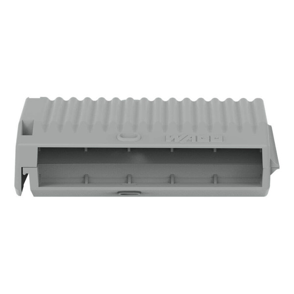 WAGO 207-1375 2x Gelbox Durchgang, für Serie 221, 4mm², Größe 3, grau, IPX8 wasserdicht