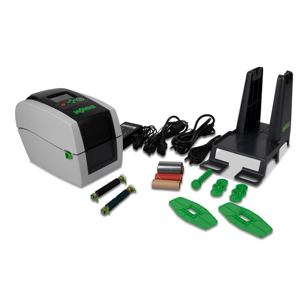WAGO 258-5108 Smart Printer Thermotransferdrucker für Schaltschrankbeschriftung, Basiskit ohne Beschriftungsmaterial