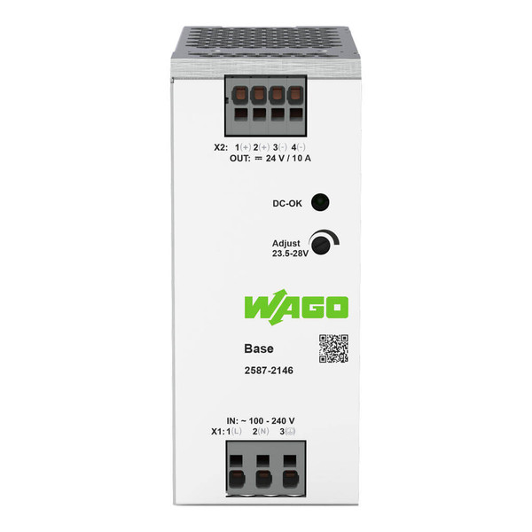 WAGO 2587-2146 Stromversorgung Base, 1-phasig, DC 24V, 10A, 240W