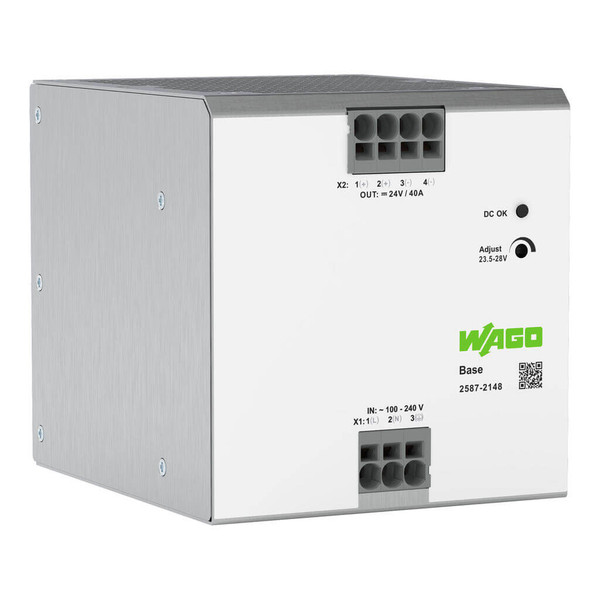 WAGO 2587-2148 Stromversorgung Base, 1-phasig, DC 24V, 40A, 960W