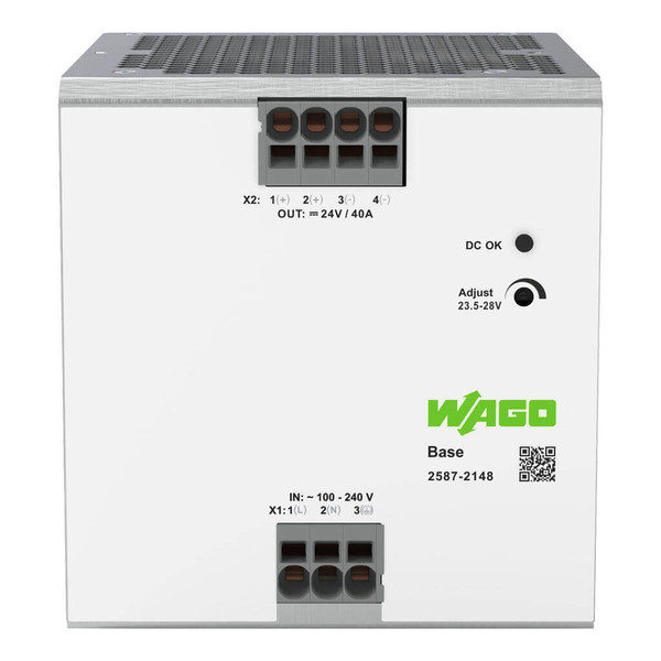 WAGO 2587-2148 Stromversorgung Base, 1-phasig, DC 24V, 40A, 960W