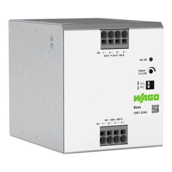 WAGO 2587-2348 Stromversorgung Base, 3-phasig, DC 24V, 40A, 960W