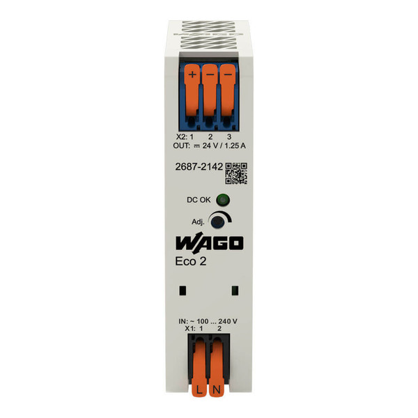 WAGO 2687-2142 Stromversorgung Eco 2, 1-phasig, DC 24V, 1,25A, 30W