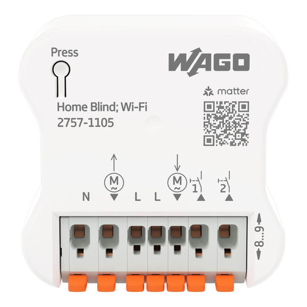 WAGO 2757-1105 Home Blind Control Smart-Home Jalousieaktor, 2DI/2DO, 3A, WLAN