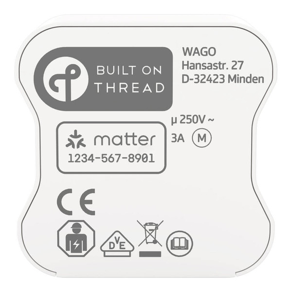 WAGO 2757-1106 Home Blind Control Smart-Home Jalousieaktor, 2DI/2DO, 3A, Thread