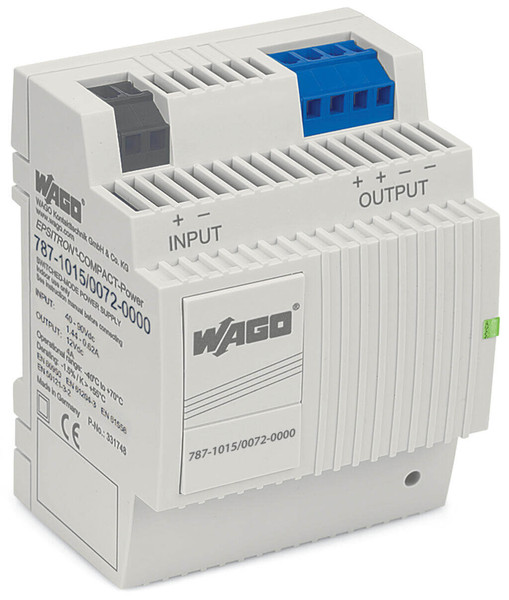 WAGO 787-1015/072-000 DC/DC-Wandler Compact, DC 72V auf DC 12V, 4A, galvanisch getrennt
