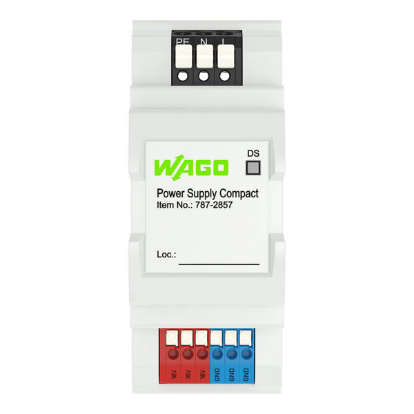 WAGO 787-2857 Stromversorgung Compact, 1-phasig, DC 18V, 1,25A, 22W, DC-OK LED, für DALI