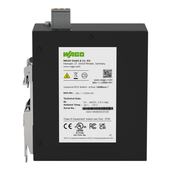 WAGO 852-1112/000-001 Industrial ECO Switch unmanaged, 8 Ports 1000Base-T