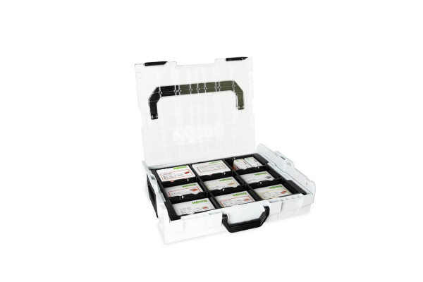 WAGO 887-925 1x Klemmensortiment, L-Boxx 102, transp. Deckel, Serien 221, 4 mm² + 224, 243, 2273