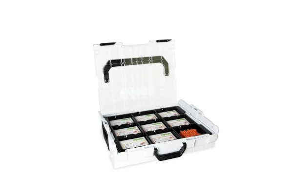 WAGO 887-928 1x Klemmensortiment, L-Boxx 102, transp. Deckel, Serie 221, 4 mm² + 6 mm²