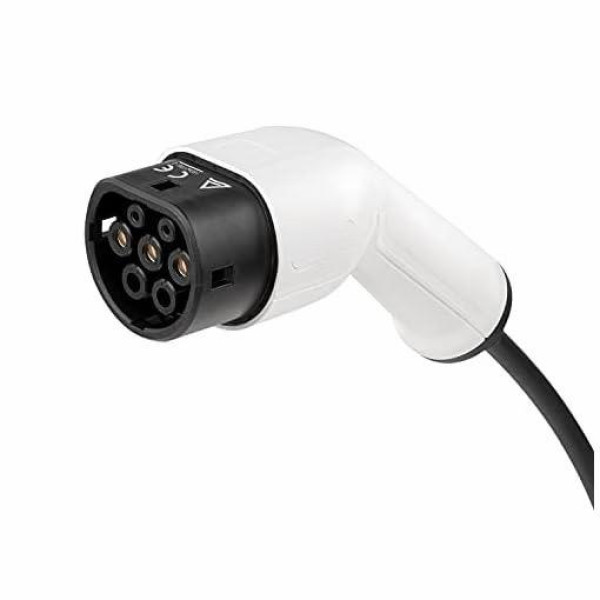 SOIXX Wandhalterung Typ 2  für EV Ladekabel, Schwarz, seitlich rechts, passend für alle Typ 2 Stecker nach DIN EN 62196-1