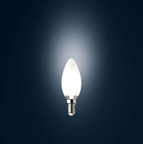 WOFI LED Filament C35 Kerze E14 dimmbar 3W 320Lm 2700K Warmweiss matt