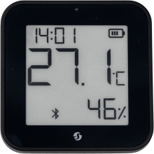 Shelly BLU H&T Display ZB - Zigbee Raumklima-Sensor mit Display, Schwarz