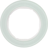 Berker 10112009 Rahmen 1fach Serie R.Classic Glas. polarweiß