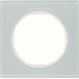 Berker 10112209 Rahmen 1fach R.3 Glas. polarweiß