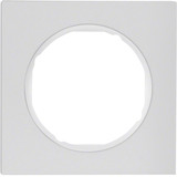 Berker 10112274 Rahmen 1fach R.3 Alu/polarweiß