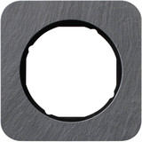 Berker 10112384 Rahmen 1fach R.1 Schiefer anthrazit/schwarz glänzend