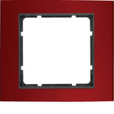 Berker 10113012 Rahmen 1fach B.3 Alu. rot/anthrazit