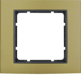 Berker 10113016 Rahmen 1fach B.3 Alu. gold/anthrazit