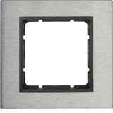 Berker 10113606 Rahmen 1fach B.7 Edelstahl/anthrazit