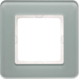 Berker 10116079 Rahmen 1fach. Q.7. Glas polarweiß