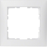 Berker 10119909 Rahmen 1fach. S.1. polarweiß matt