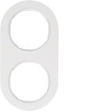 Berker 10122089 Rahmen 2fach Serie R.Classic polarweiß. glänzend